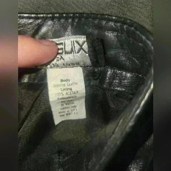 Phoenix Leather Pencil Skirt sz 4 - Picture 4 of 6